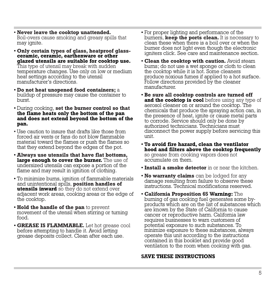 Gaggenau KG 291 CA User Manual | Page 6 / 31