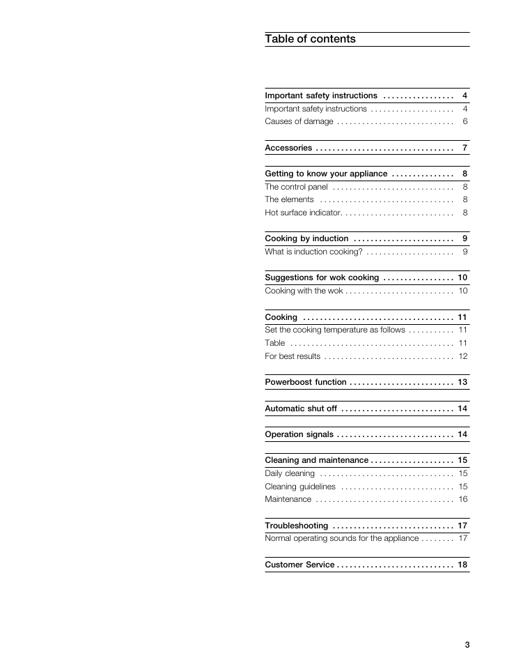 Gaggenau VI 411611 User Manual | Page 3 / 52