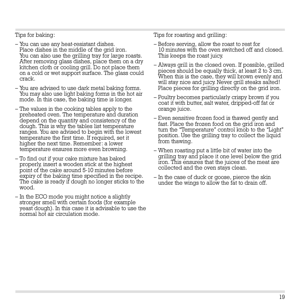 Gaggenau EB 204/205 User Manual | Page 20 / 26