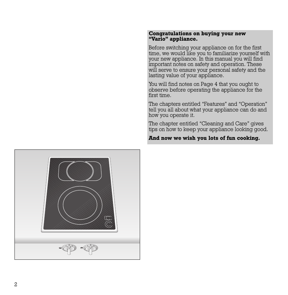 Gaggenau VC 422-610 User Manual | Page 4 / 24