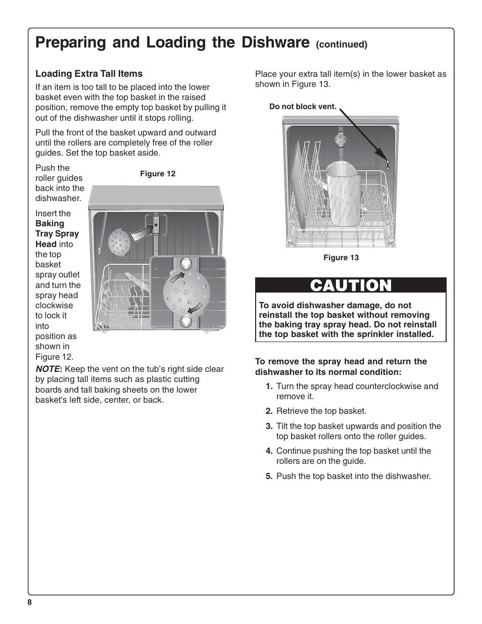 Preparing and loading the dishware | Gaggenau DF 241-760 User Manual | Page 10 / 64