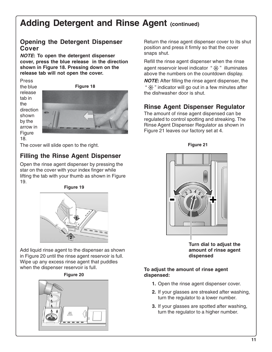 Adding detergent and rinse agent | Gaggenau DF 241-760 User Manual | Page 13 / 64