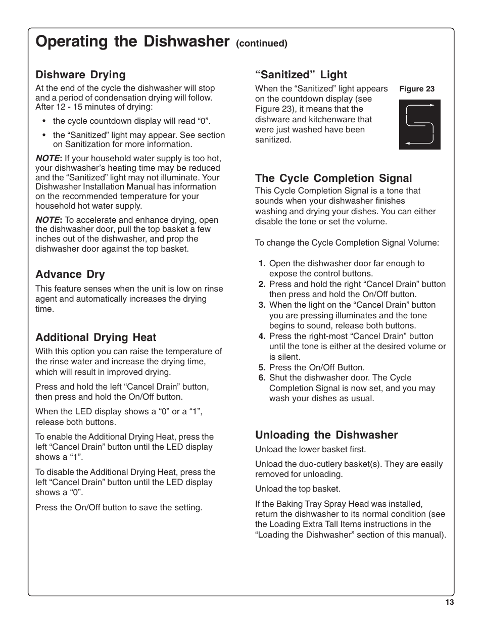 Operating the dishwasher | Gaggenau DF 241-760 User Manual | Page 15 / 64