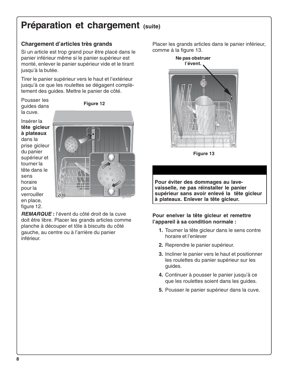 Préparation et chargement, Attention | Gaggenau DF 241-760 User Manual | Page 30 / 64