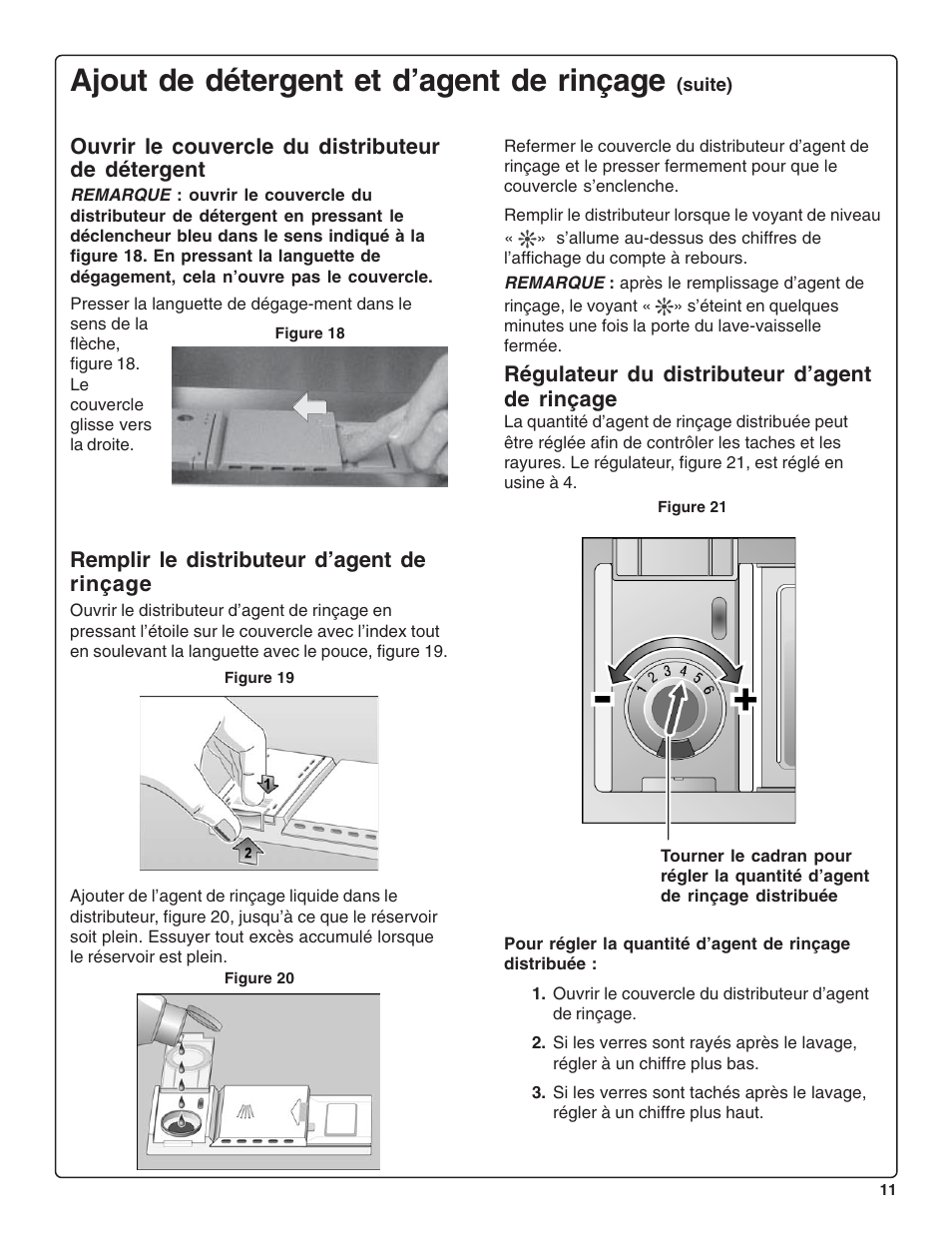 Ajout de détergent et d’agent de rinçage | Gaggenau DF 241-760 User Manual | Page 33 / 64