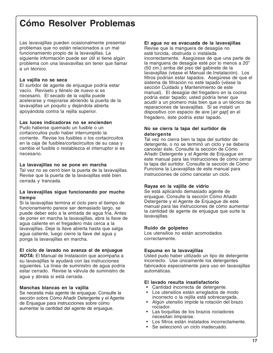 Cómo resolver problemas | Gaggenau DF 241-760 User Manual | Page 59 / 64