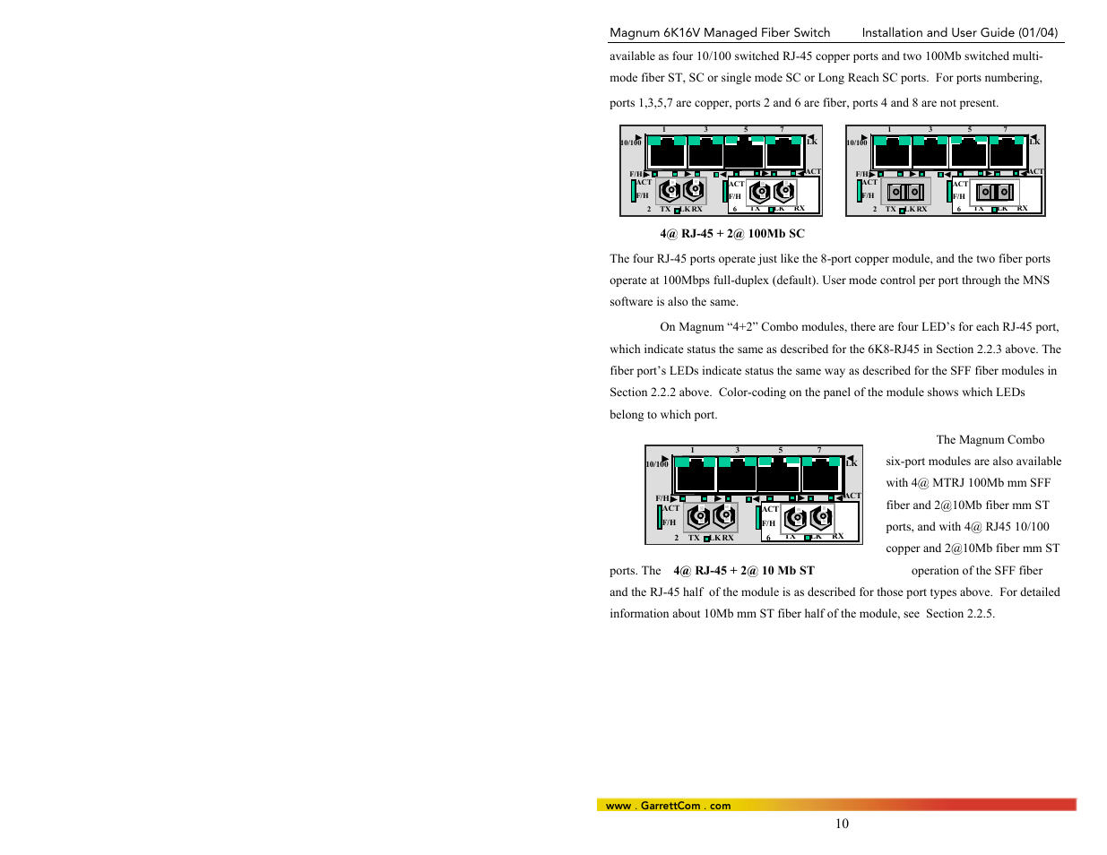 GarrettCom 6K16V User Manual | Page 17 / 61