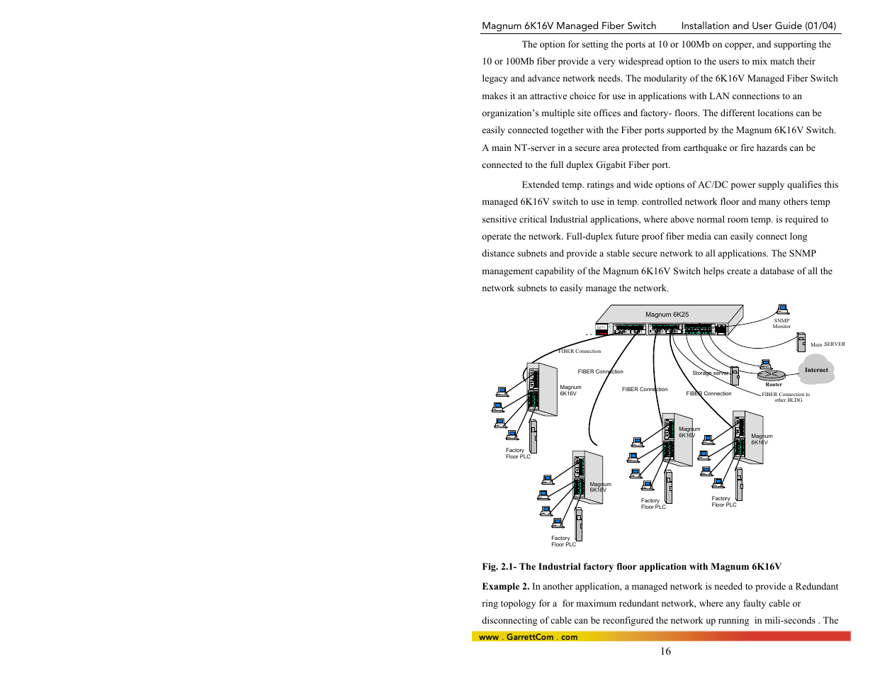 GarrettCom 6K16V User Manual | Page 23 / 61
