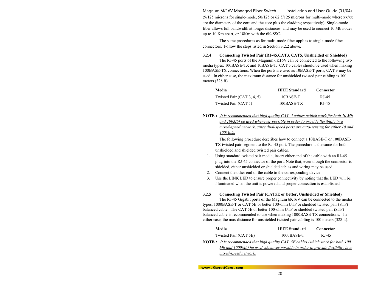 GarrettCom 6K16V User Manual | Page 27 / 61