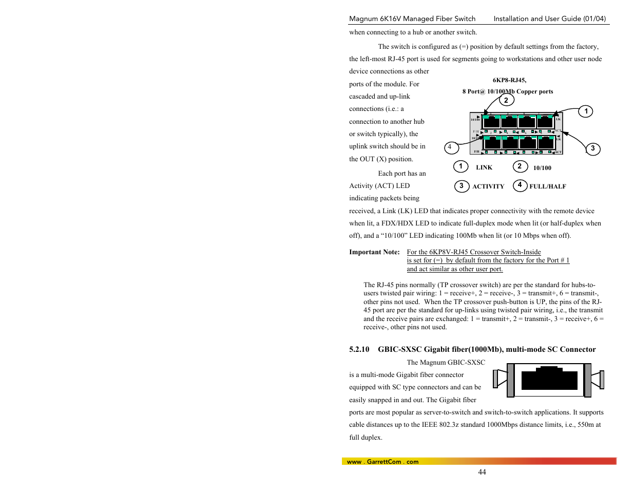 GarrettCom 6K16V User Manual | Page 51 / 61