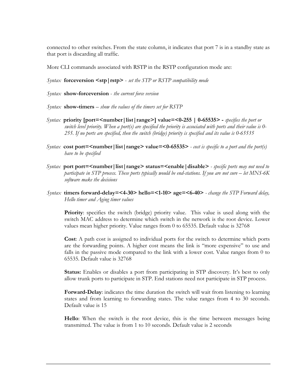 GarrettCom Magnum MNS-6K User Manual | Page 143 / 329