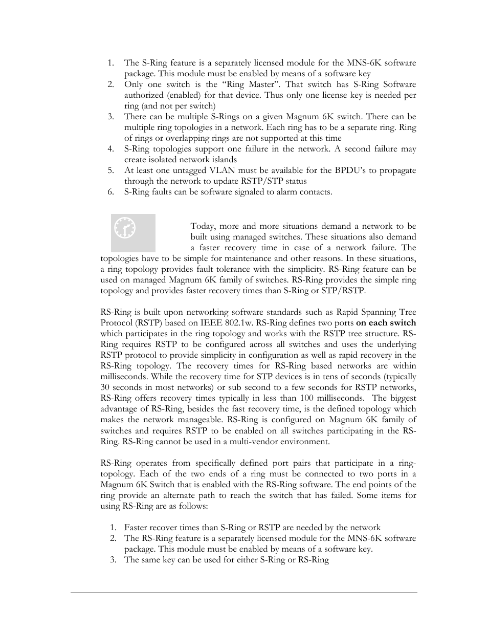 Rs-ring concepts | GarrettCom Magnum MNS-6K User Manual | Page 152 / 329