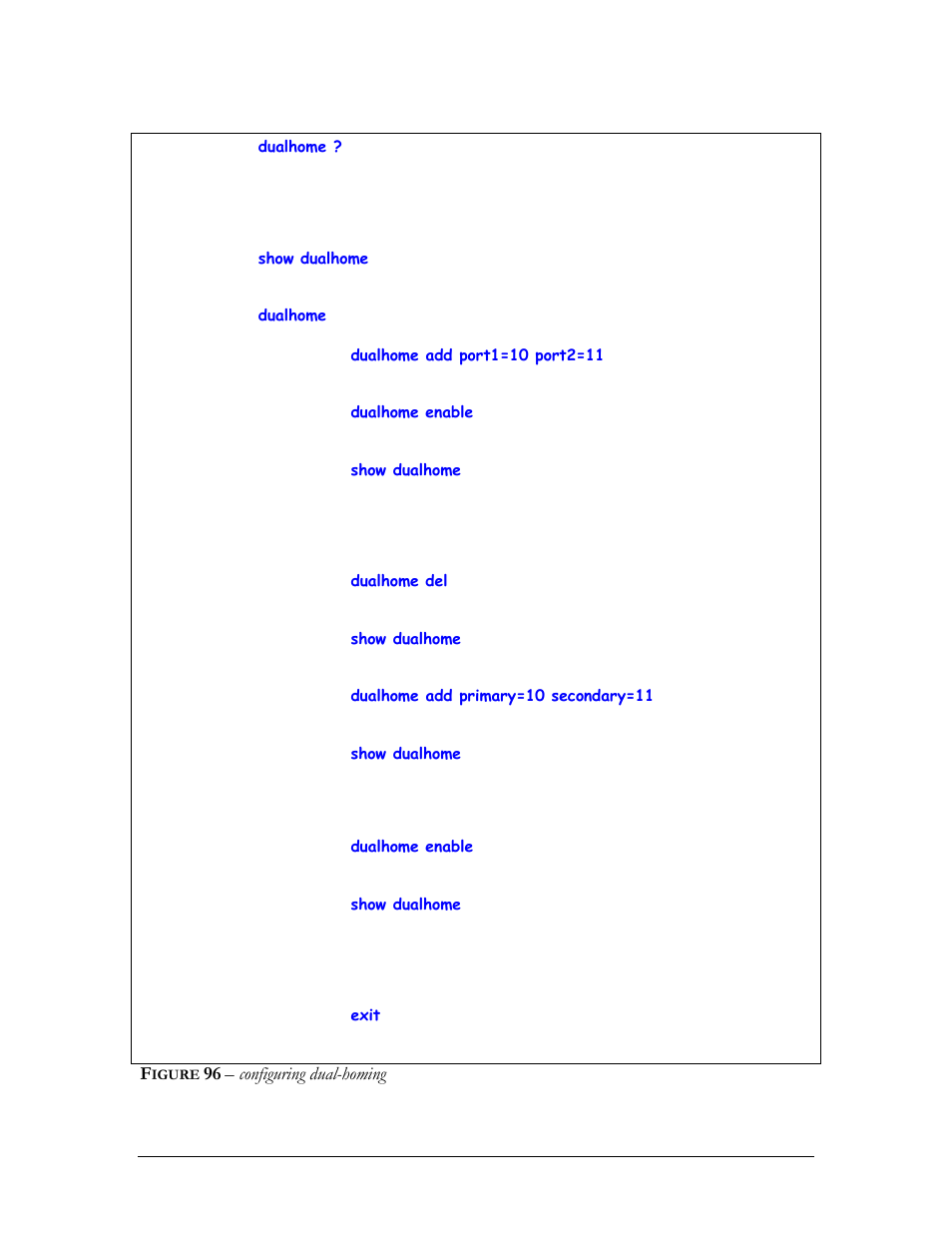 Igure, Configuring dual-homing | GarrettCom Magnum MNS-6K User Manual | Page 173 / 329