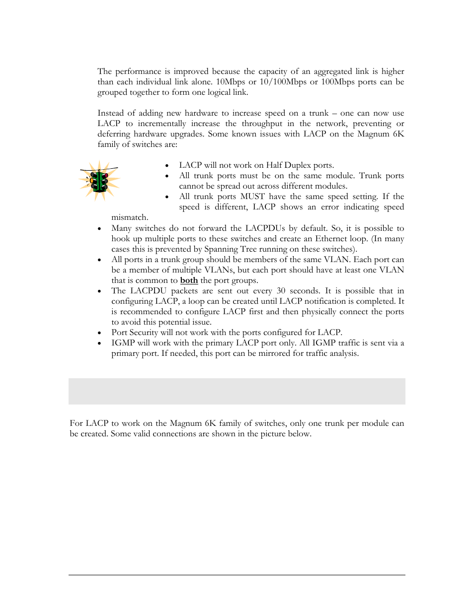 Lacp configuration | GarrettCom Magnum MNS-6K User Manual | Page 176 / 329