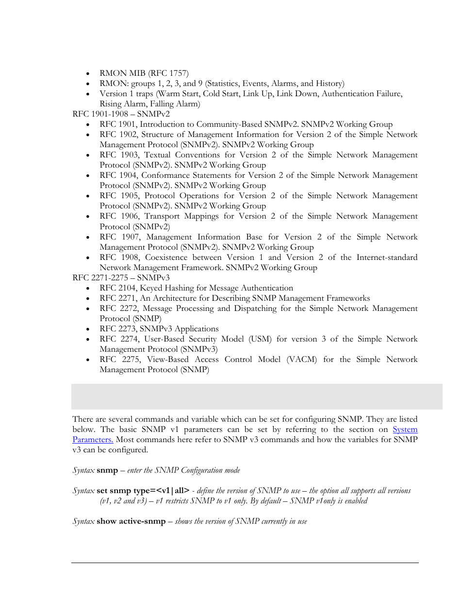 Configuring snmp | GarrettCom Magnum MNS-6K User Manual | Page 222 / 329