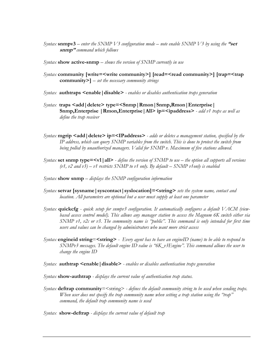 GarrettCom Magnum MNS-6K User Manual | Page 233 / 329