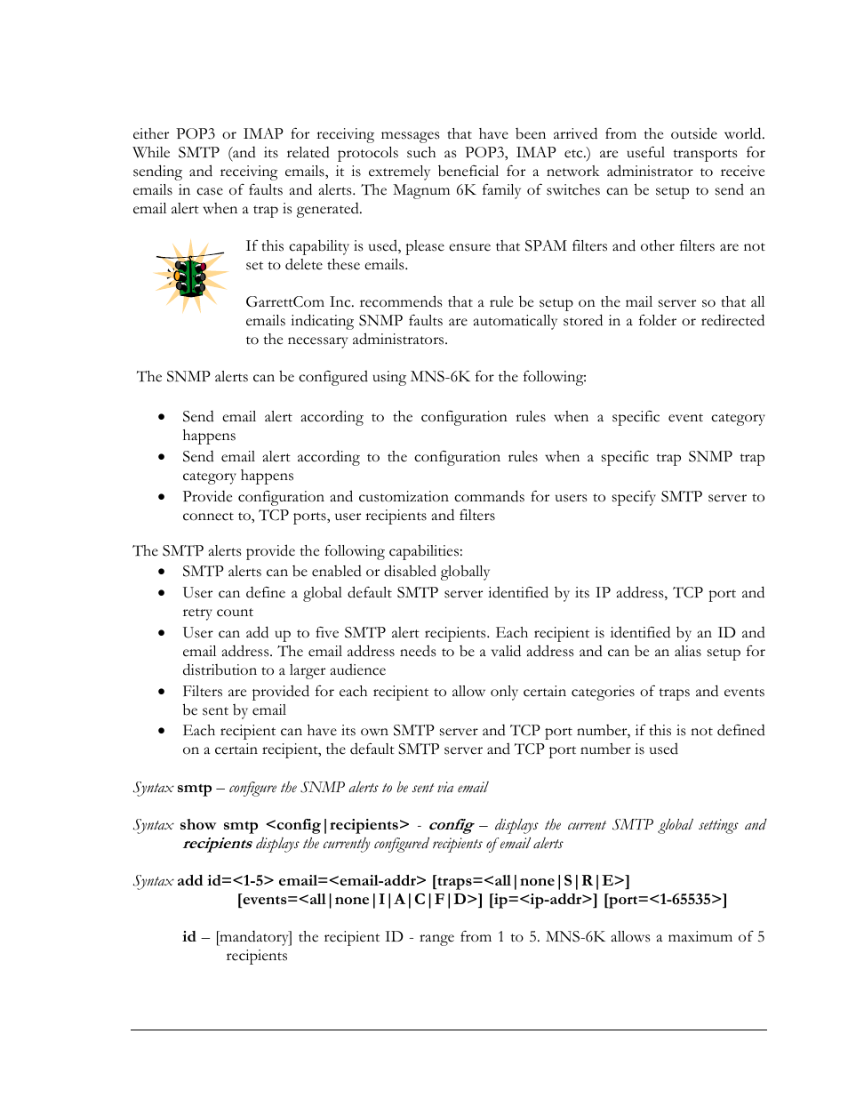 GarrettCom Magnum MNS-6K User Manual | Page 241 / 329