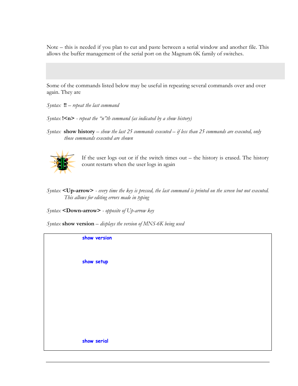 Miscellaneous commands | GarrettCom Magnum MNS-6K User Manual | Page 246 / 329