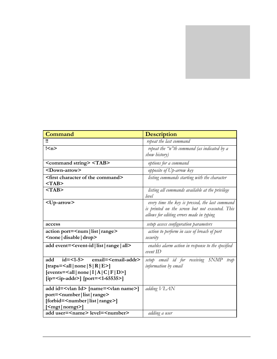 Appendix 2 - commands sorted alphabetically, Appendix | GarrettCom Magnum MNS-6K User Manual | Page 279 / 329
