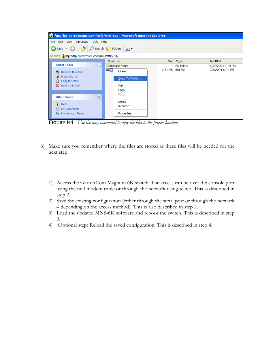 Next steps, Igure | GarrettCom Magnum MNS-6K User Manual | Page 308 / 329