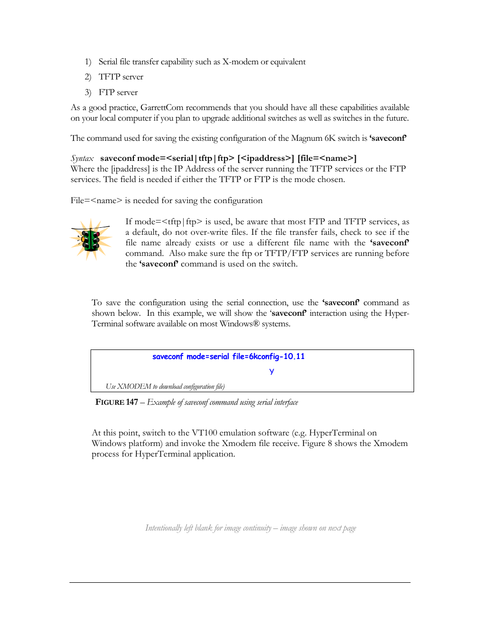Serial connection, Igure | GarrettCom Magnum MNS-6K User Manual | Page 311 / 329