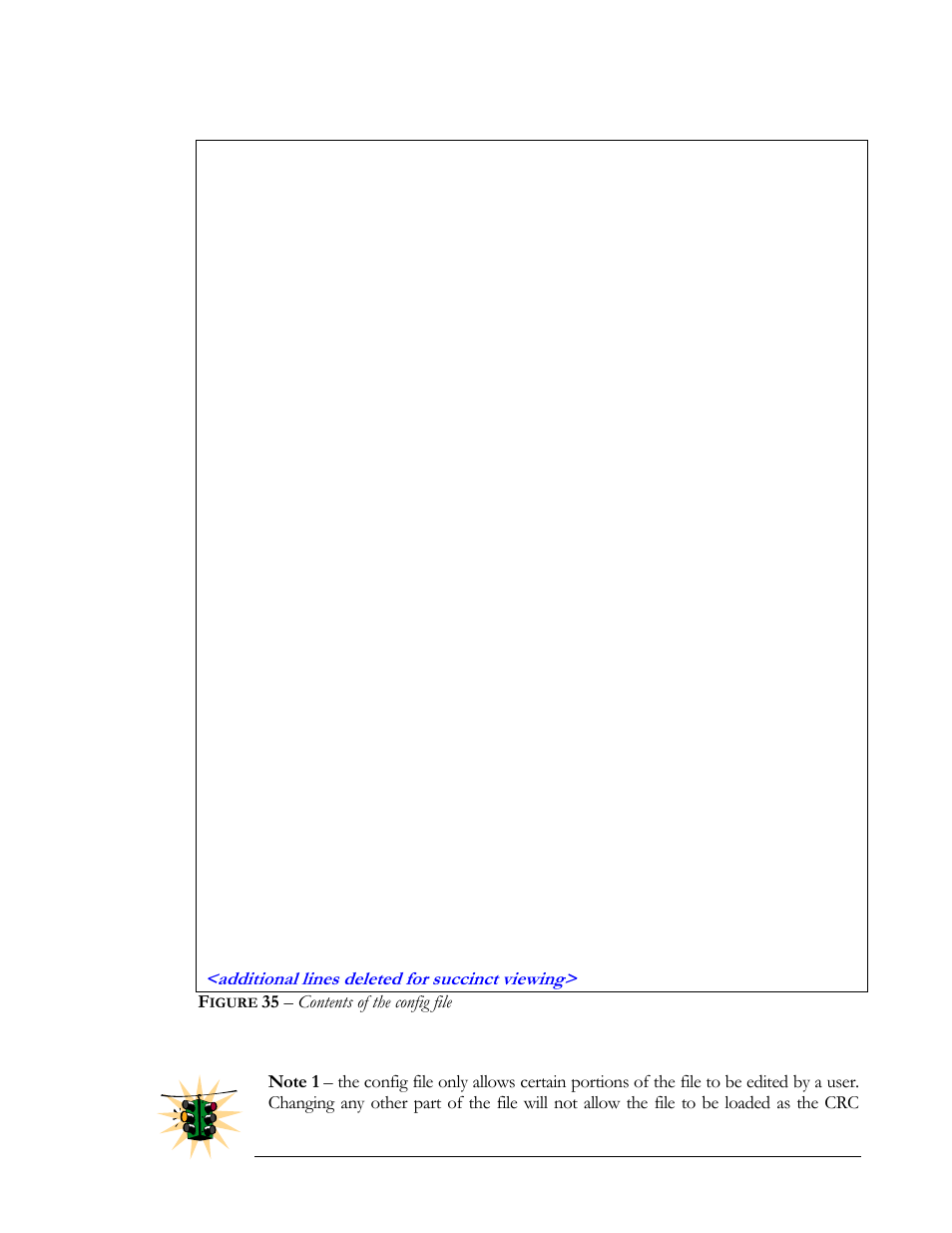 Igure, 35 – contents of the config file | GarrettCom Magnum MNS-6K User Manual | Page 50 / 329
