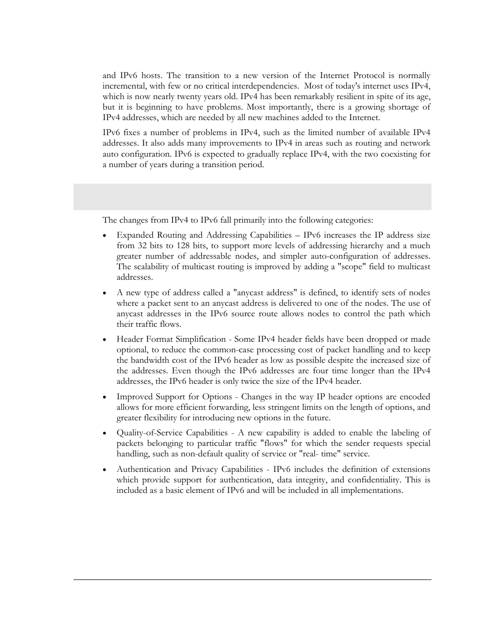 What’s changed in ipv6 | GarrettCom Magnum MNS-6K User Manual | Page 61 / 329