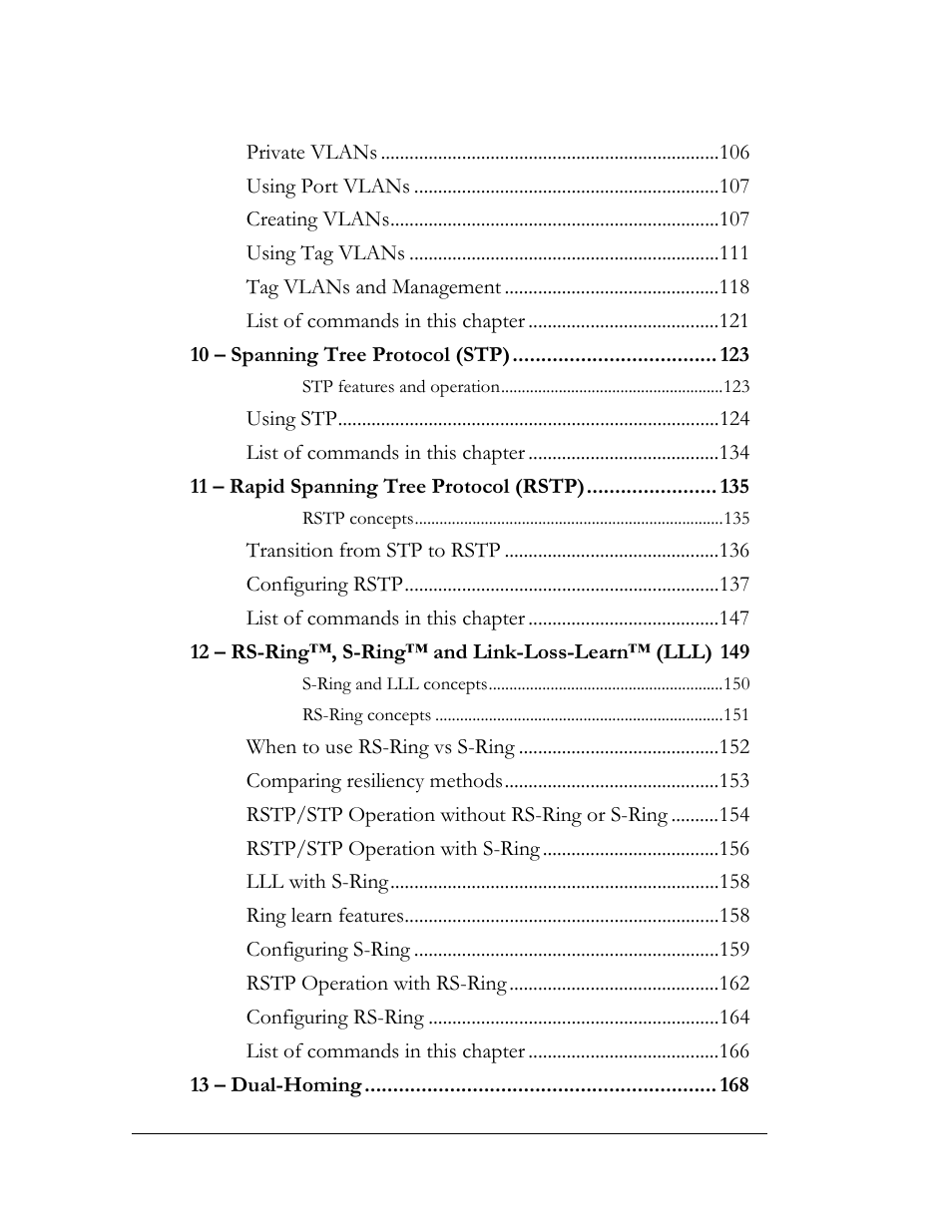 GarrettCom Magnum MNS-6K User Manual | Page 7 / 329