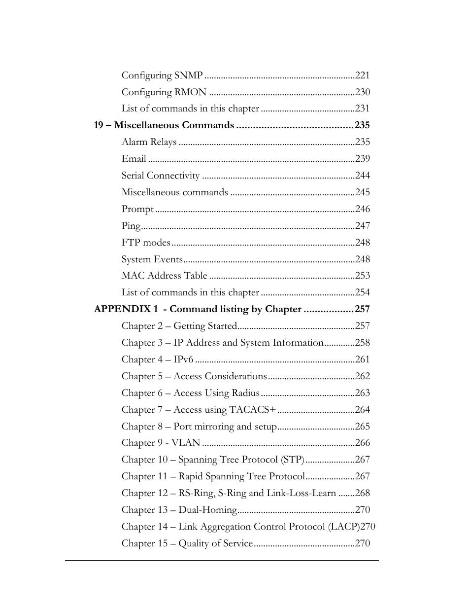 GarrettCom Magnum MNS-6K User Manual | Page 9 / 329