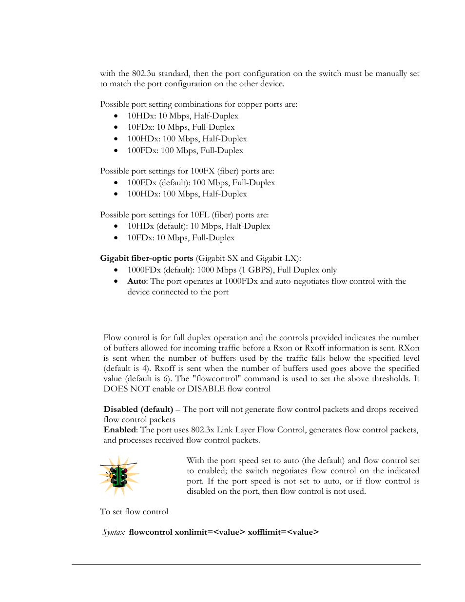Flow control | GarrettCom Magnum MNS-6K User Manual | Page 97 / 329