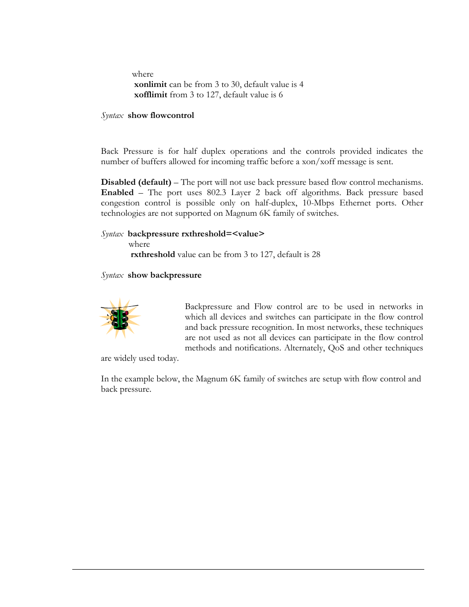 Back pressure | GarrettCom Magnum MNS-6K User Manual | Page 98 / 329