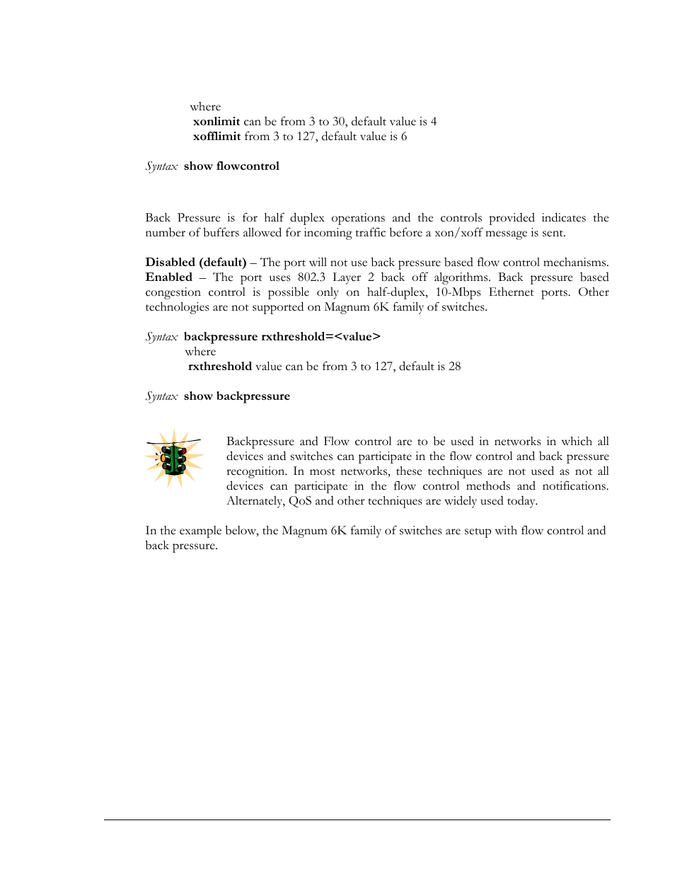 Back pressure | GarrettCom MNS-6K 4.1.4 User Manual | Page 127 / 364