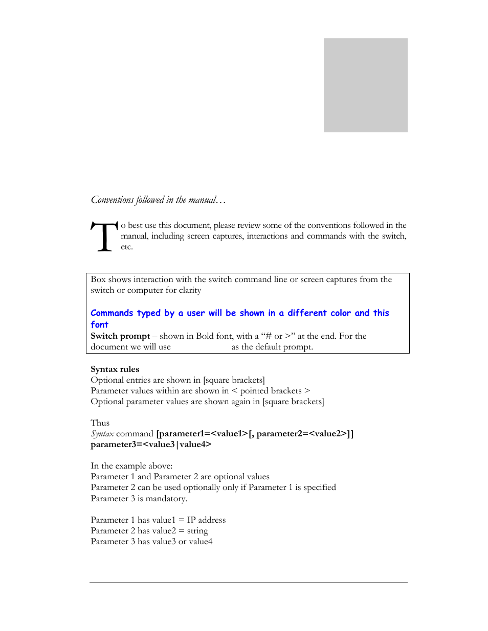 1 – conventions followed | GarrettCom MNS-6K 4.1.4 User Manual | Page 20 / 364