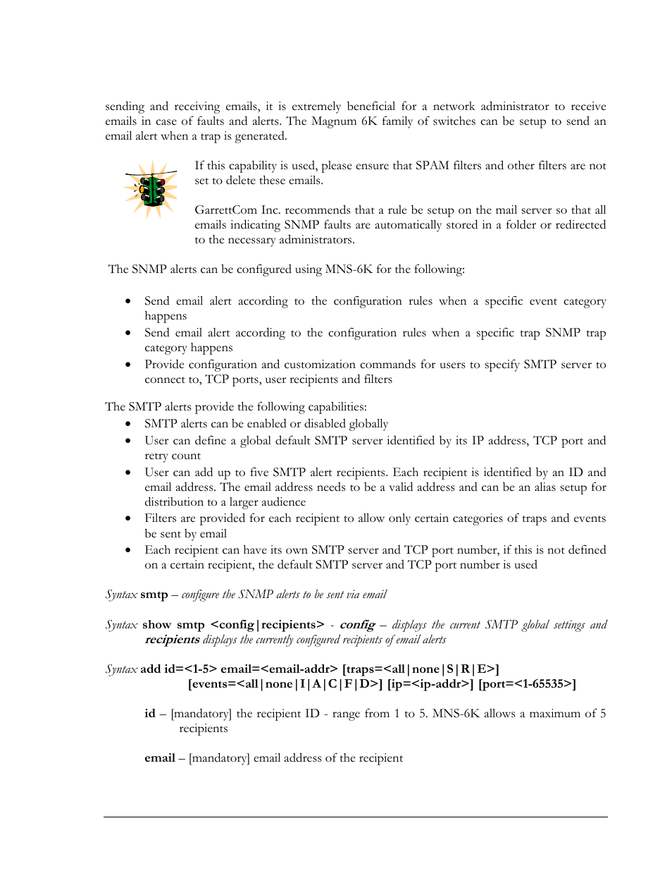 GarrettCom MNS-6K 4.1.4 User Manual | Page 262 / 364