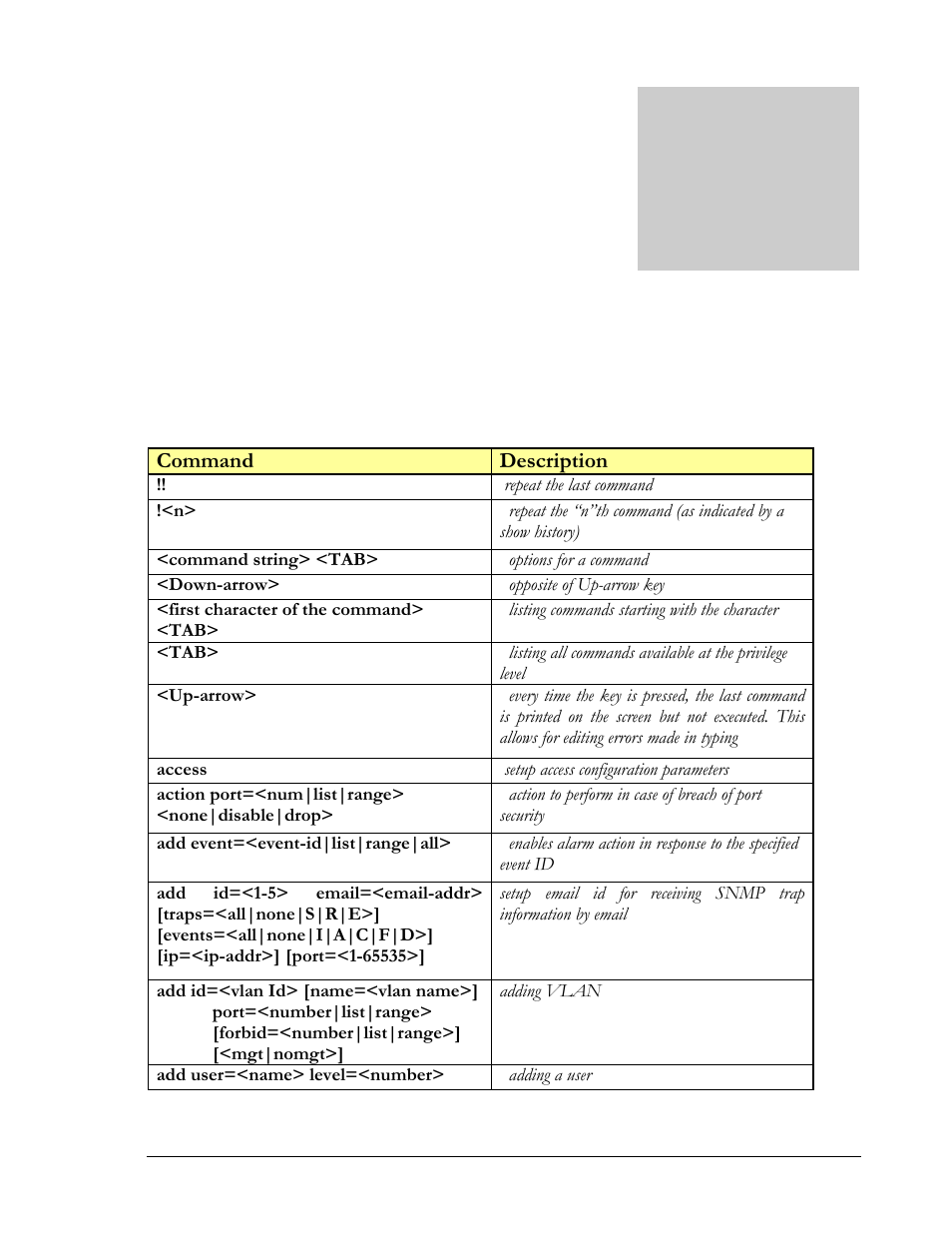 Appendix 2 - commands sorted alphabetically, Appendix | GarrettCom MNS-6K 4.1.4 User Manual | Page 304 / 364