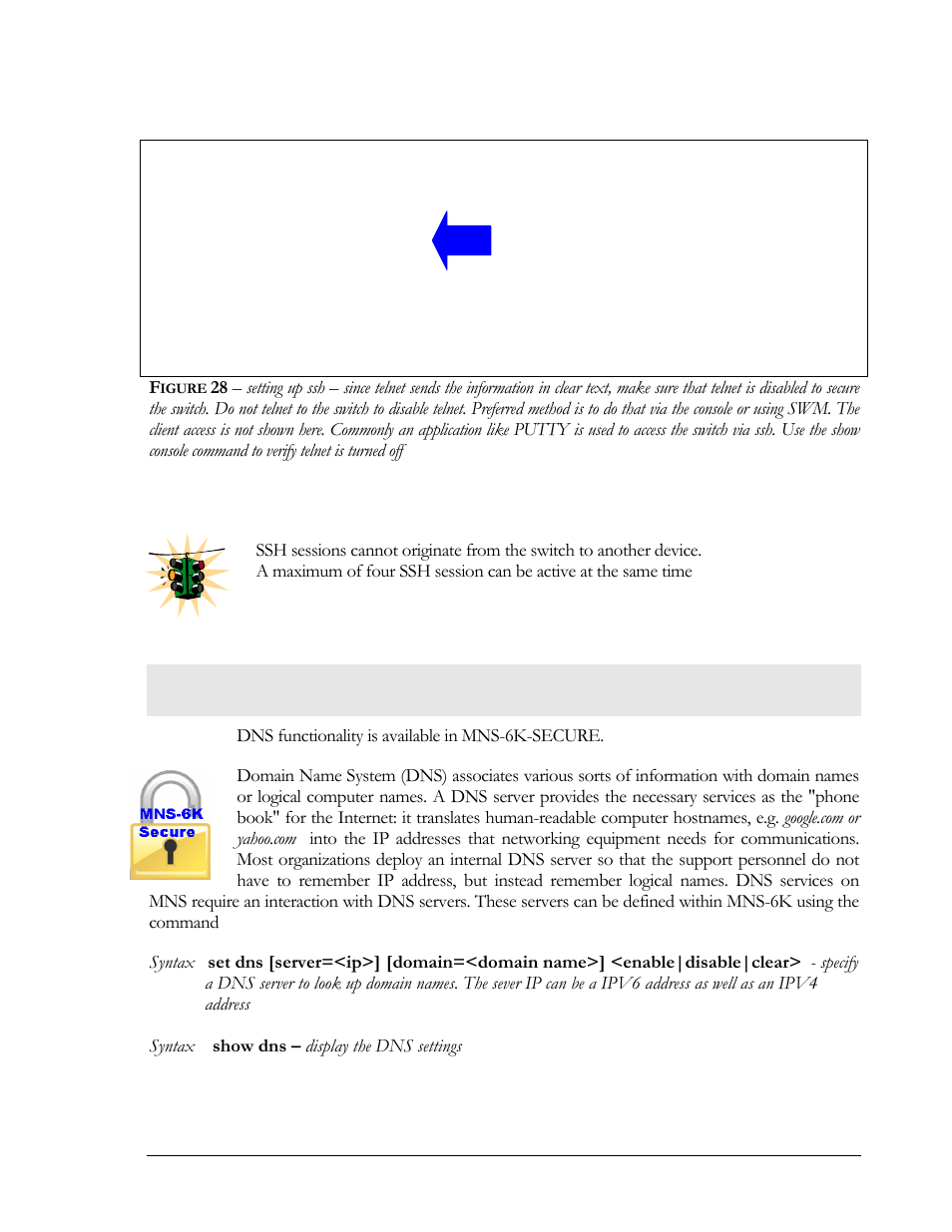 Domain name system (dns), Igure | GarrettCom MNS-6K 4.1.4 User Manual | Page 49 / 364