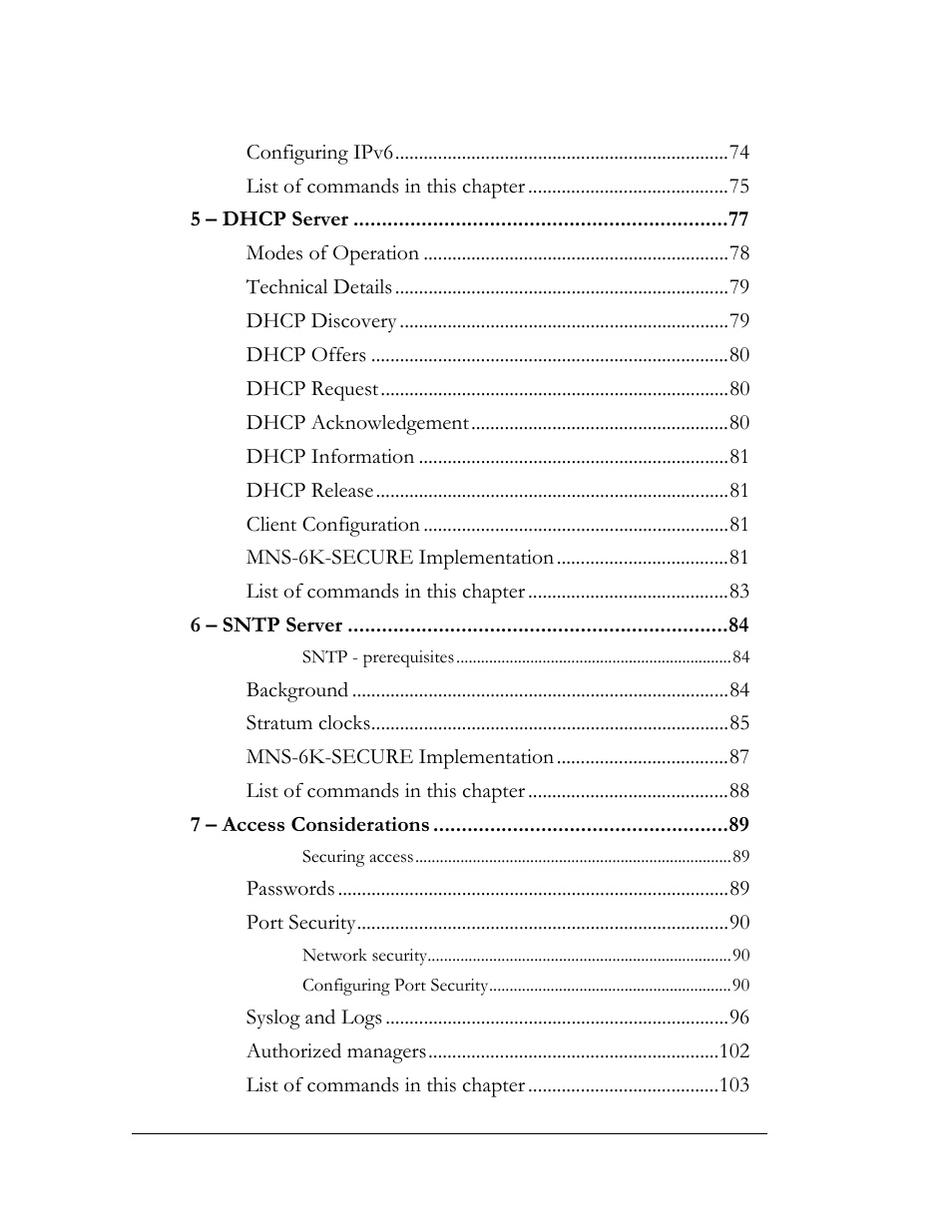 GarrettCom MNS-6K 4.1.4 User Manual | Page 6 / 364