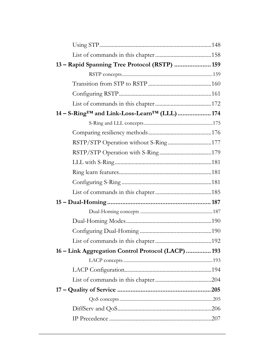 GarrettCom MNS-6K 4.1.4 User Manual | Page 8 / 364