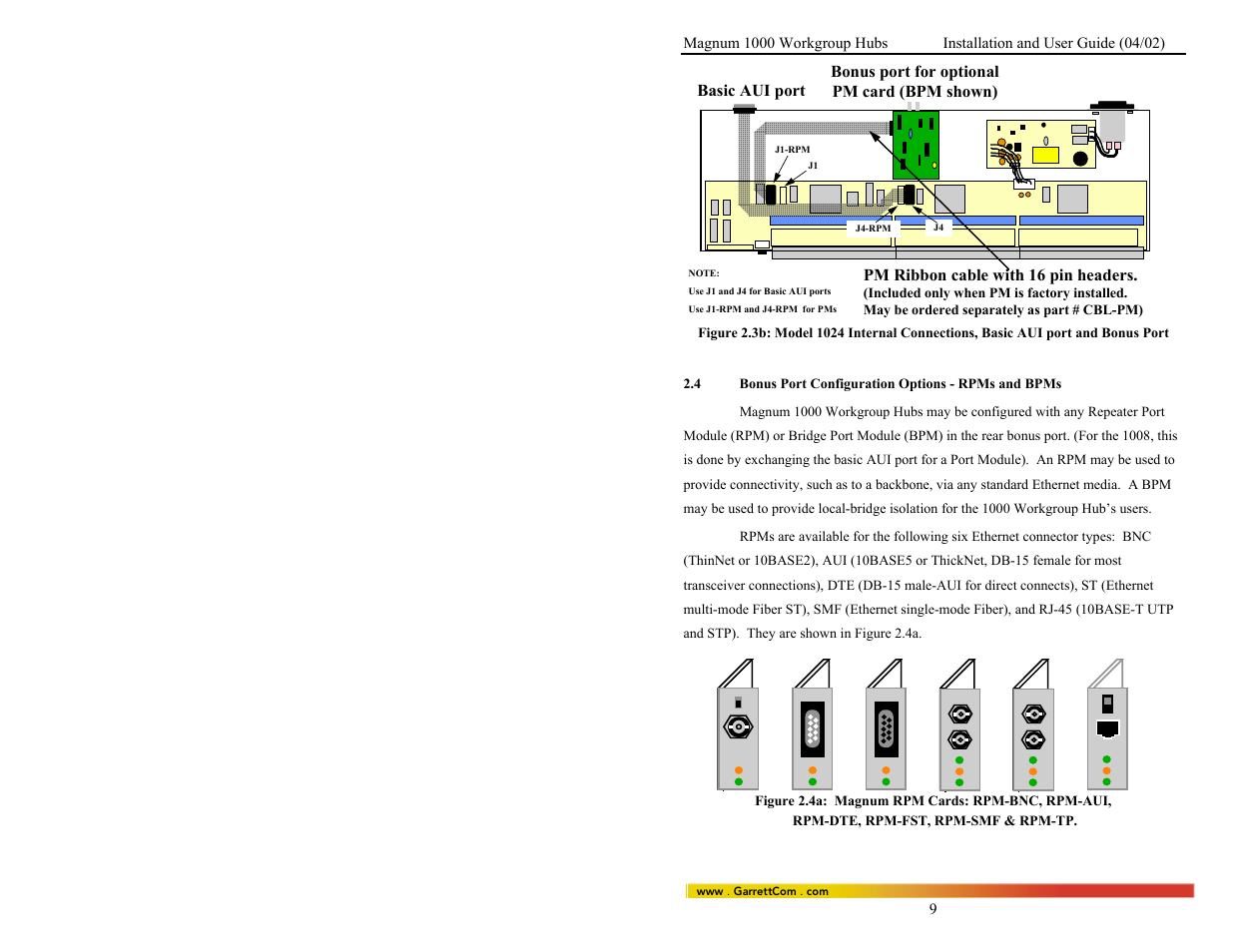GarrettCom 1008 User Manual | Page 15 / 44