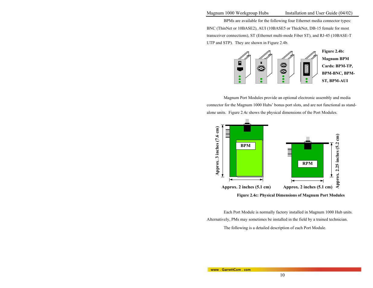 GarrettCom 1008 User Manual | Page 16 / 44