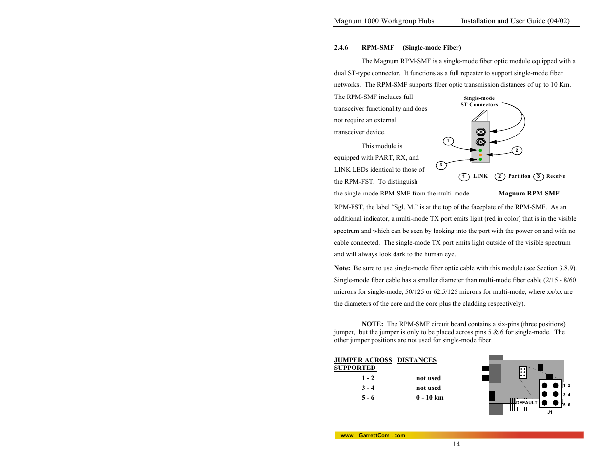 GarrettCom 1008 User Manual | Page 20 / 44