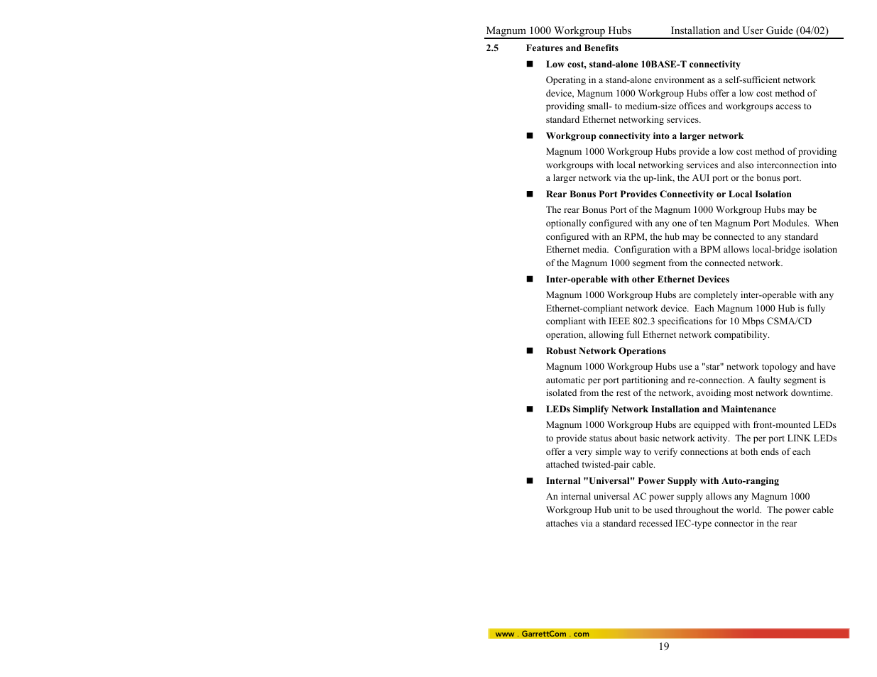 GarrettCom 1008 User Manual | Page 25 / 44