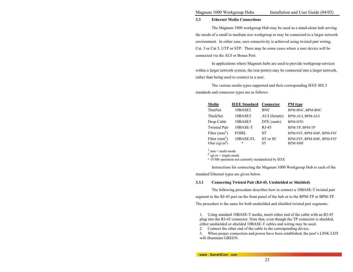 GarrettCom 1008 User Manual | Page 29 / 44