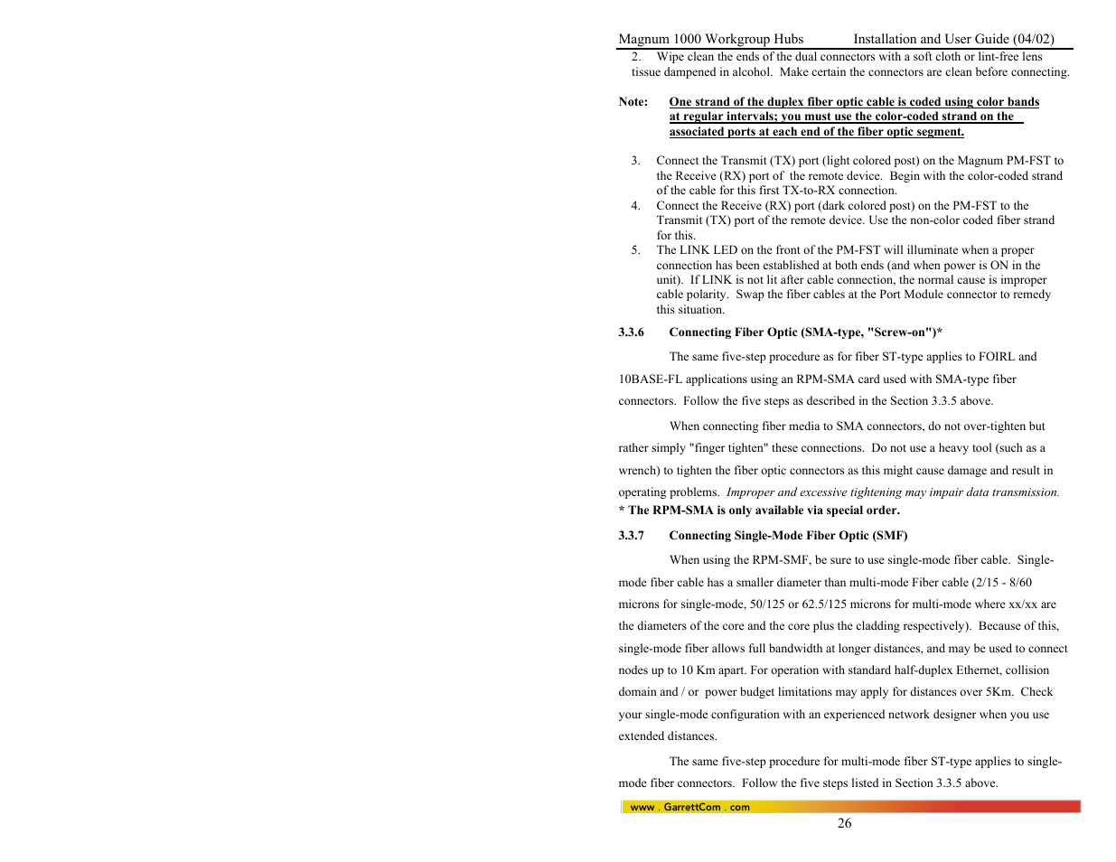 GarrettCom 1008 User Manual | Page 32 / 44