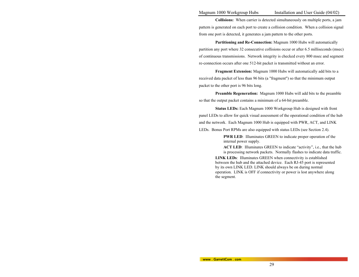 GarrettCom 1008 User Manual | Page 35 / 44