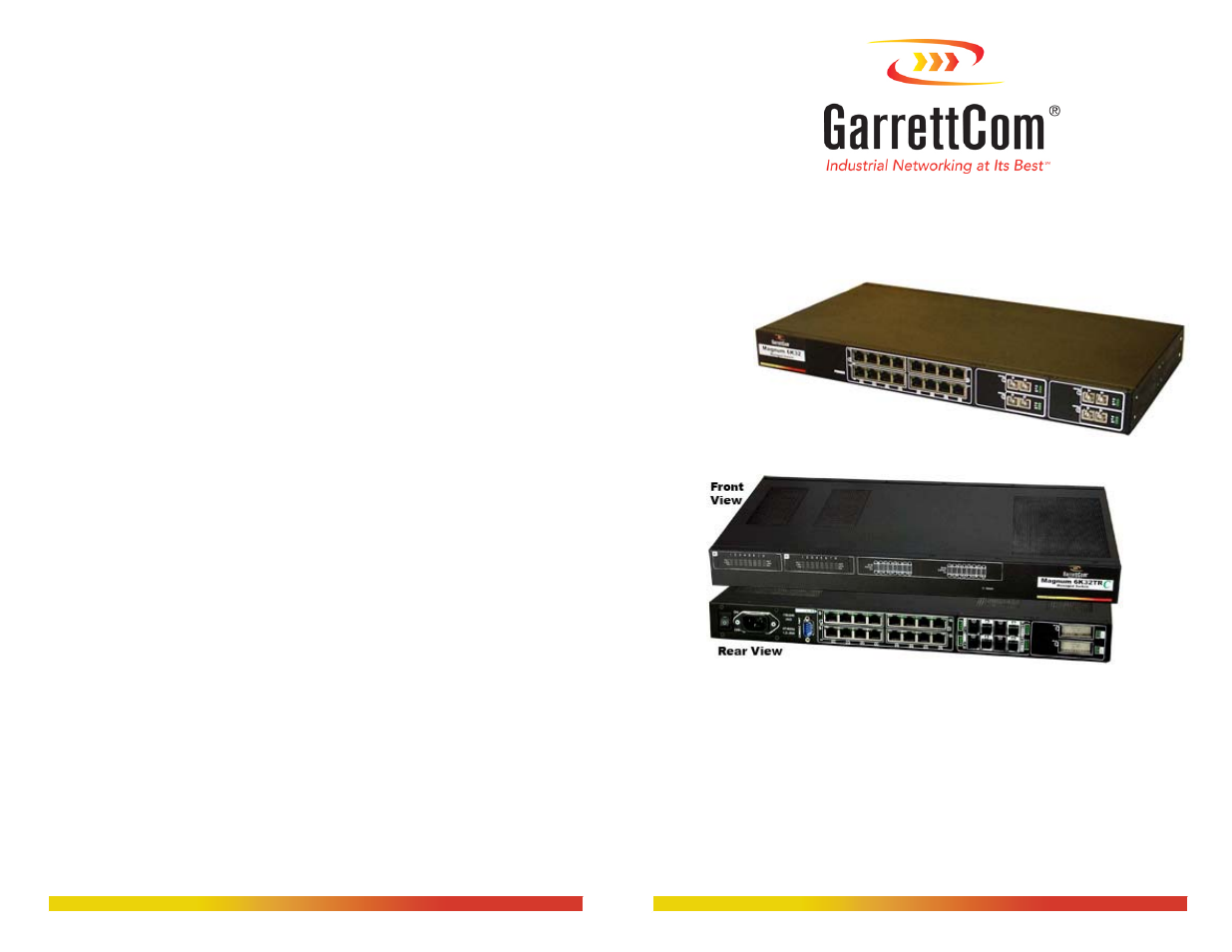 GarrettCom 6K32TRC User Manual | 78 pages