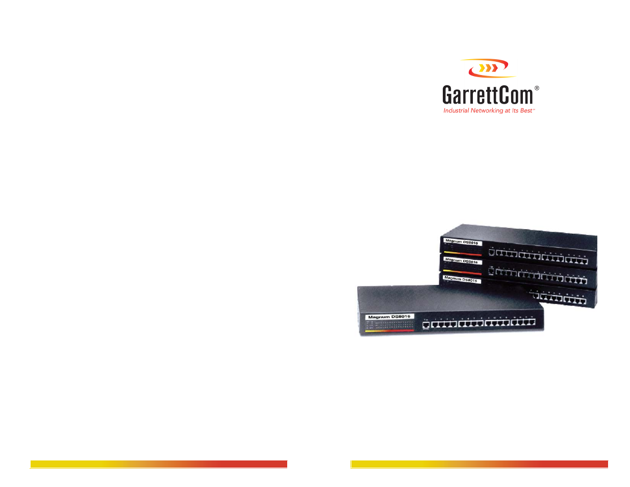 GarrettCom DS8016 User Manual | 42 pages