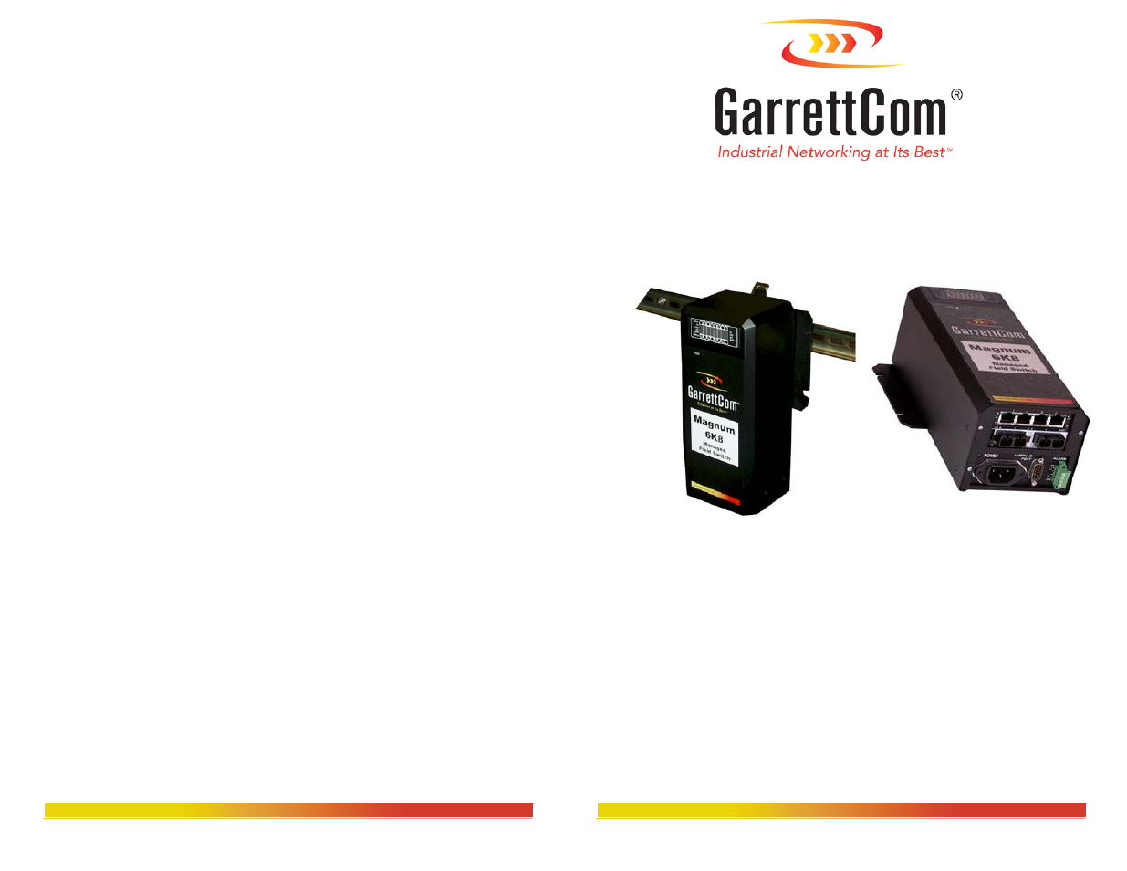GarrettCom 6K8 User Manual | 76 pages