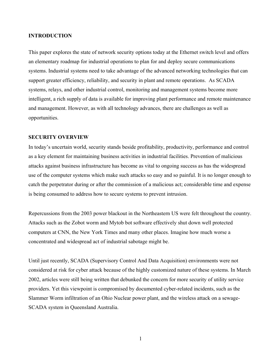 Introduction | GarrettCom Ethernet Networks and Web Management User Manual | Page 2 / 12