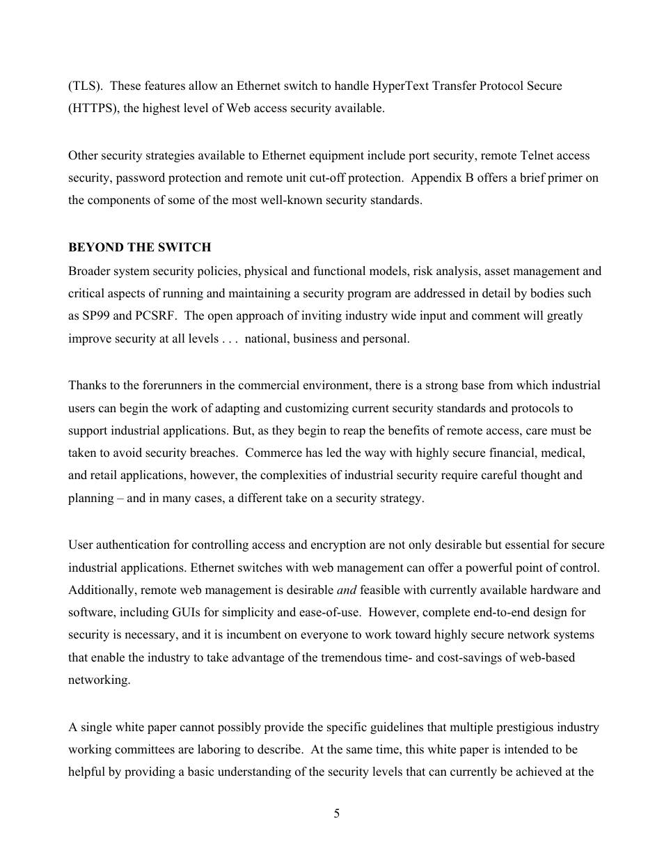 Beyond the switch | GarrettCom Ethernet Networks and Web Management User Manual | Page 6 / 12